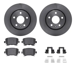 R1 Concepts WFWH1-73064 E- Line Series Brake Rotor W/ Ceramic Brake Pads & Hdw